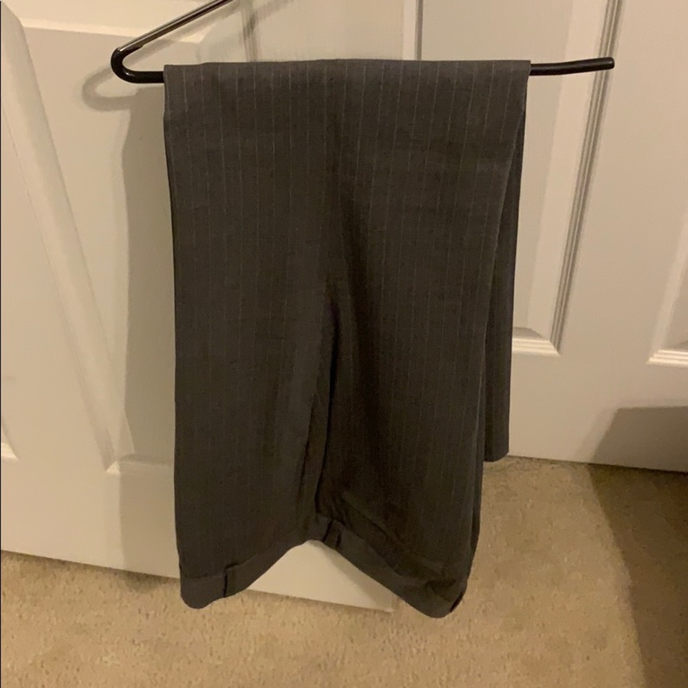 Dark gray pinstripe Banana Republic Martin sz 10